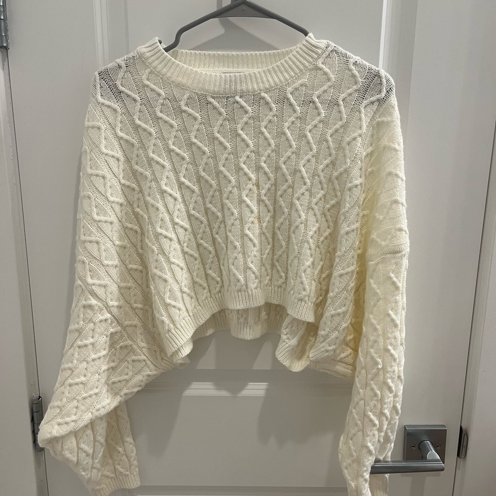Princess Polly Cream Sweater
